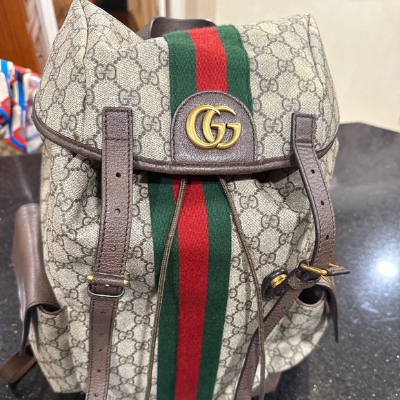 Gucci GG Supreme canvas backpack main image 4